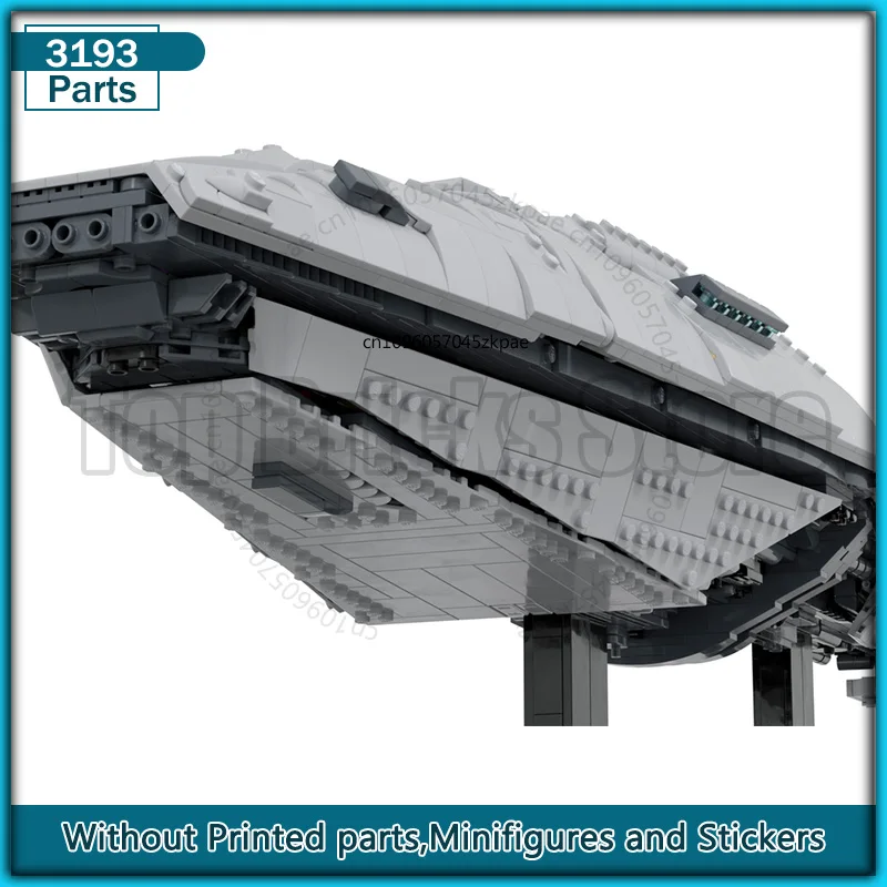 Klocki konstrukcyjne Space MOC Klasy Dauntless Heavy Cruiser Model w skali 1:1455 Klocki DIY Kolekcja Kreatywne zabawki Prezent świąteczny