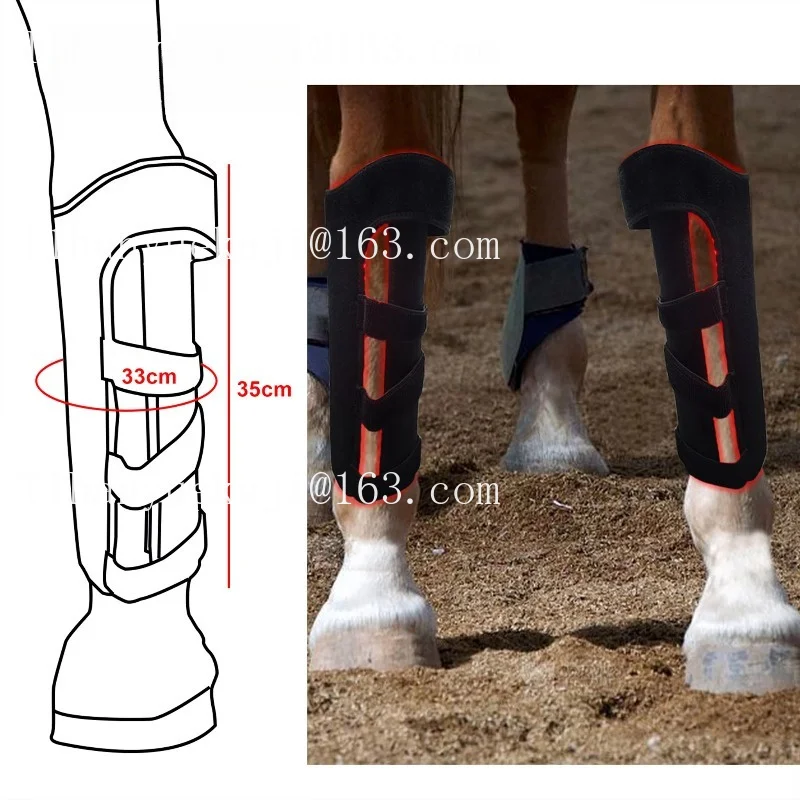 Large horse tendon boot red light therapy device, 192 leds, 15w deep penetrating near-infrared light for joint and muscle care