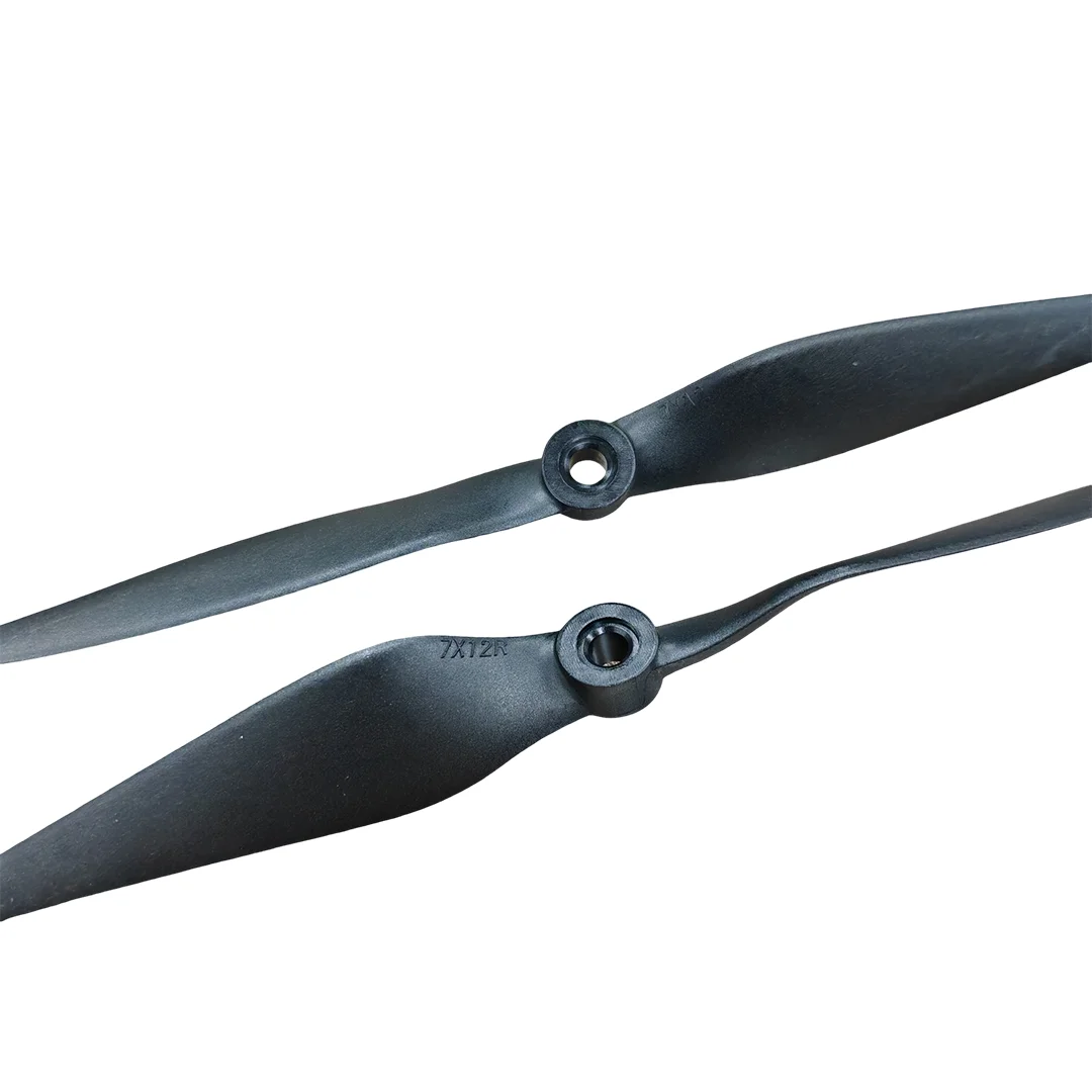 New 2Pair/4Pair (CW+CCW) 7X12 High Quality 2-blade Propeller Thin Electric Prop Reinforced Nylon Prop for 7 Inch RC Airplanes