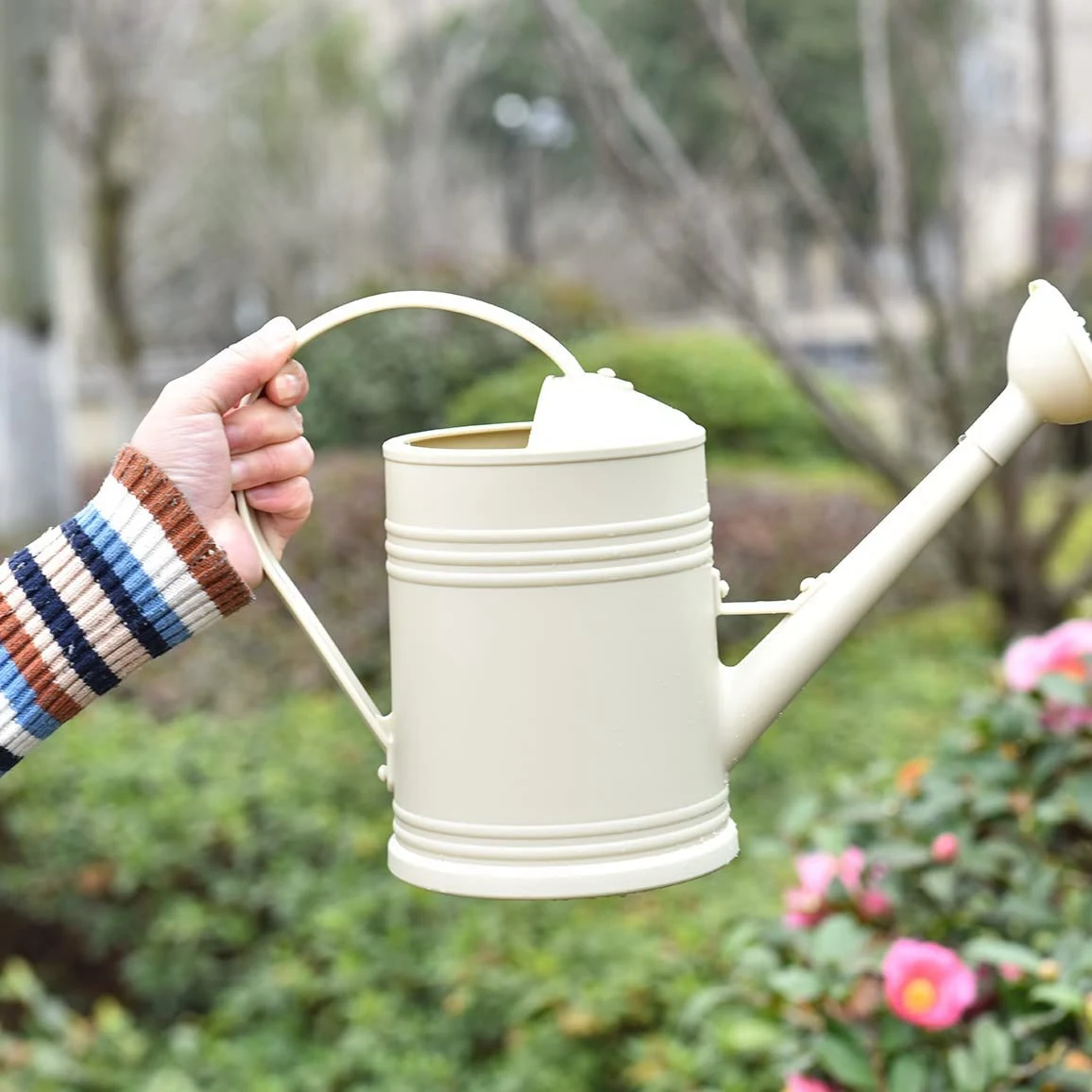 屋内植物用の水やりが可能、花の水やり、家、庭、長い注ぎ口に