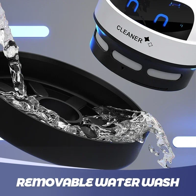 Automatic Mini Rechargeable Portable Vacuum Cleaner for Desktop Keyboard Car Pet Hair Rubber Shavings