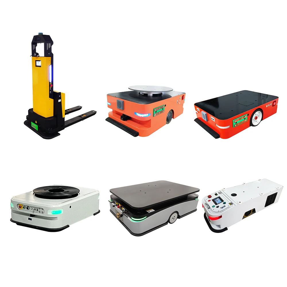 High End Series Automated Guided Vehicle Industrial AGV Autonomous Mobile Robot with Fast Robot Chassis for Factory Logic