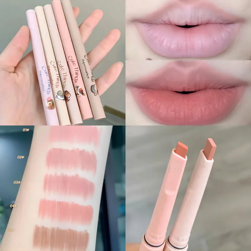 Guaimeiliya Series Lip Liner Long Lasting Lip Glaze Moisturizer Cosmetics Lipliners Waterproof Matte Lipstick Pencil Cosmetics