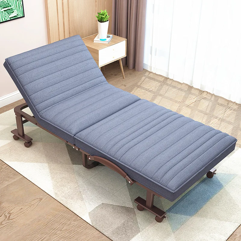 Oleitman 3D high molecular pad, folding bed, single double installation-free, lunch break, nap, maternity rest bed