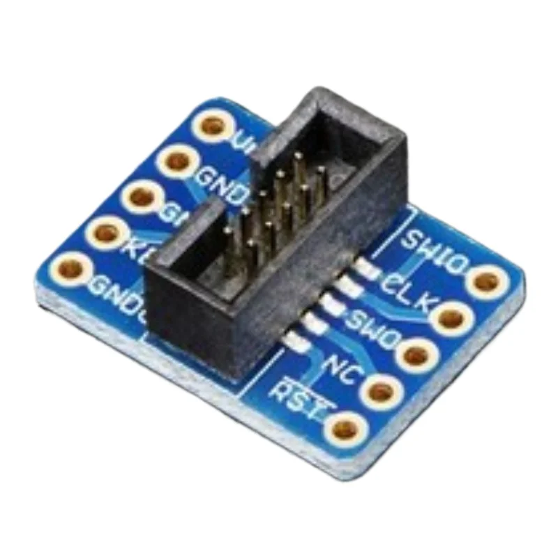 For (2X5 1.27mm) Cable Breakout Board DIP 10pin To Jtag 10 Pin