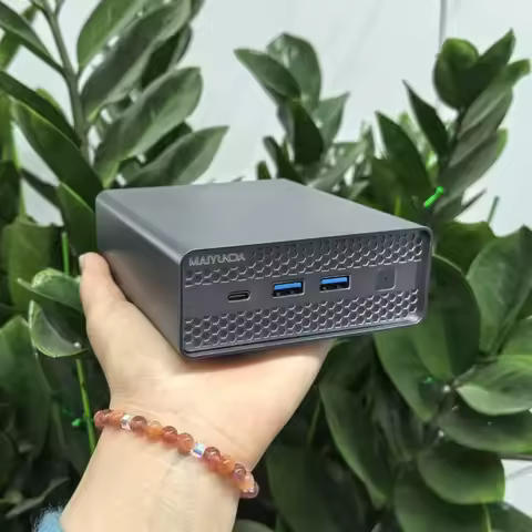 Maiyunda M1S 4 bay Mini NAS Storage Server M.2 NVme PCIE 3.0X1 Box Host Soft Router Home Private Computer N100 N150 Mini PC