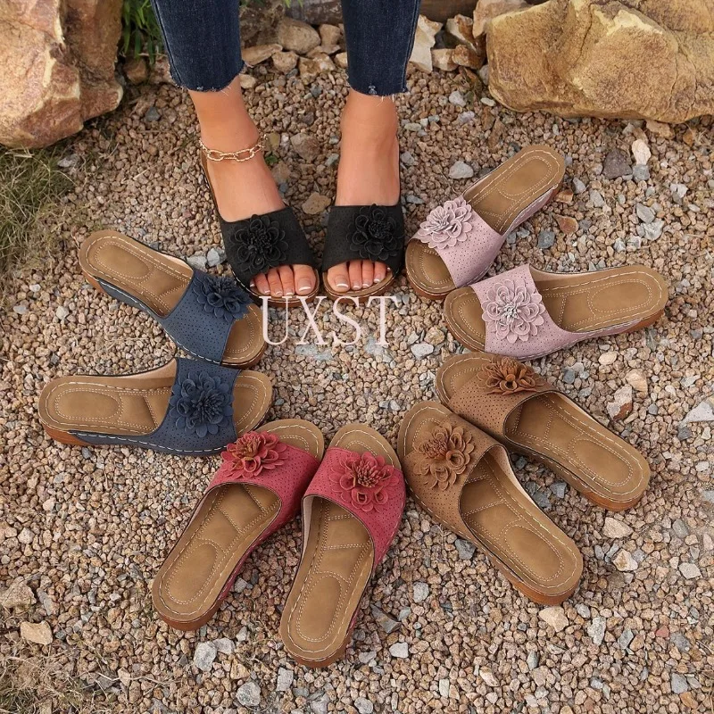 

Sandals Women's Shoes Anti Slip Walking Shoes Summer Wedge Heels Sandals Party Slippers Women's Shoe