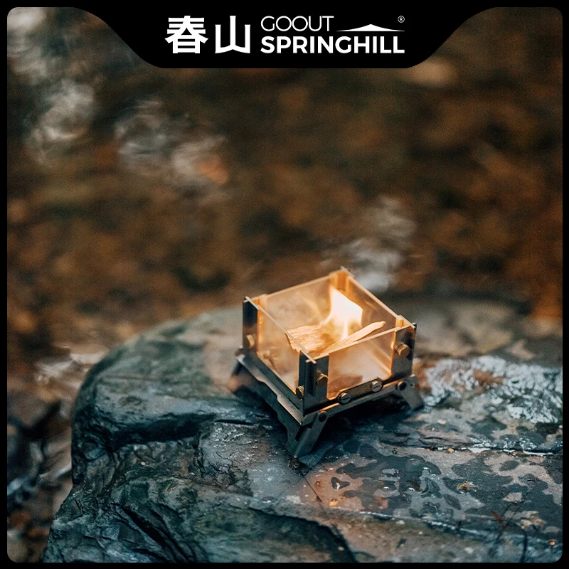 Goout Springhill Mini fire lookout outdoor camping travel incense burner folding portable stoves home desktop mosquito stoves