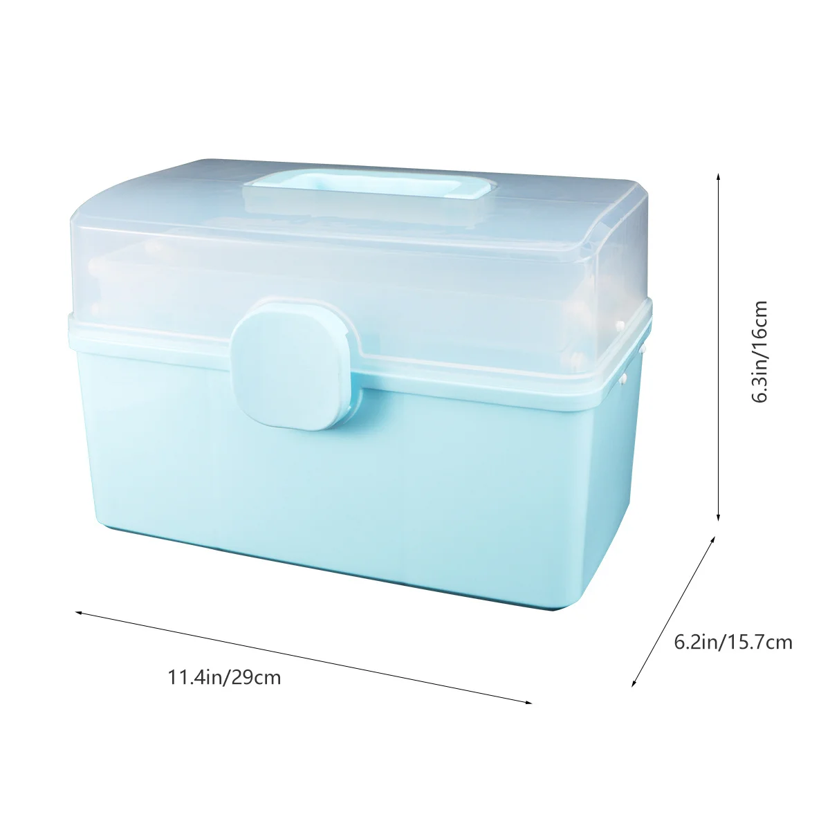 صندوق تخزين الأدوية المدمج، حافظة متعددة الوظائف مقاومة للصدمات للسفر المنزلي في حالات الطوارئ، صندوق دواء متعدد الطبقات #4