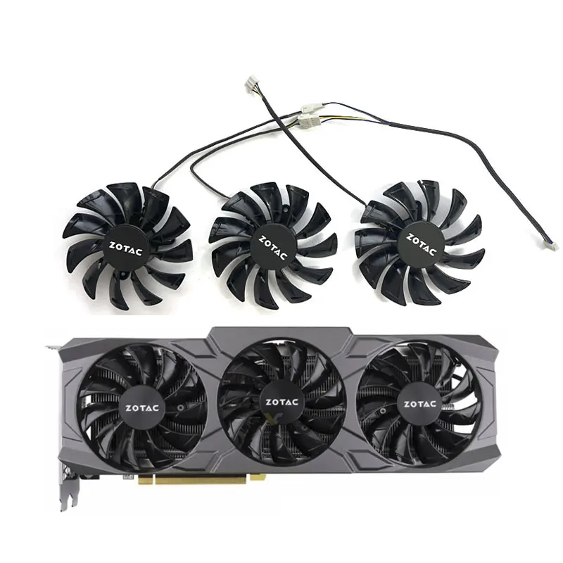 87MM brand new for ZOTAC GeForce RTX4070 SUPER X-GAMING GOC Dark Knight graphics card replacement fan GA92S2U