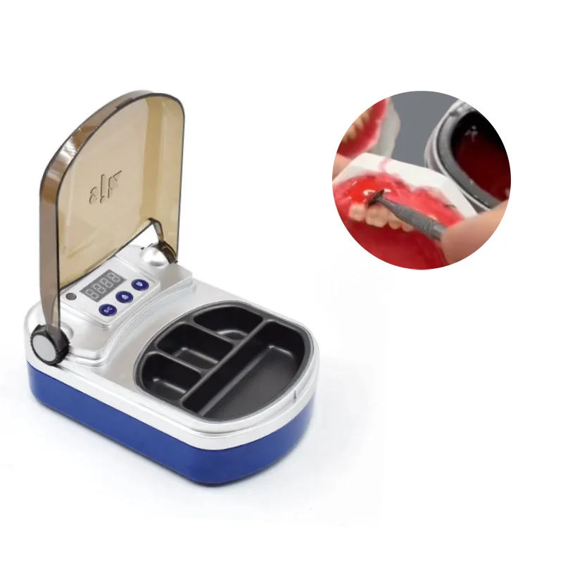 VV Dental 4 Slot Dental Digital Wax Pot Accurate Temperature Control for Heat Composite Material Portable Dental Lab Equipment