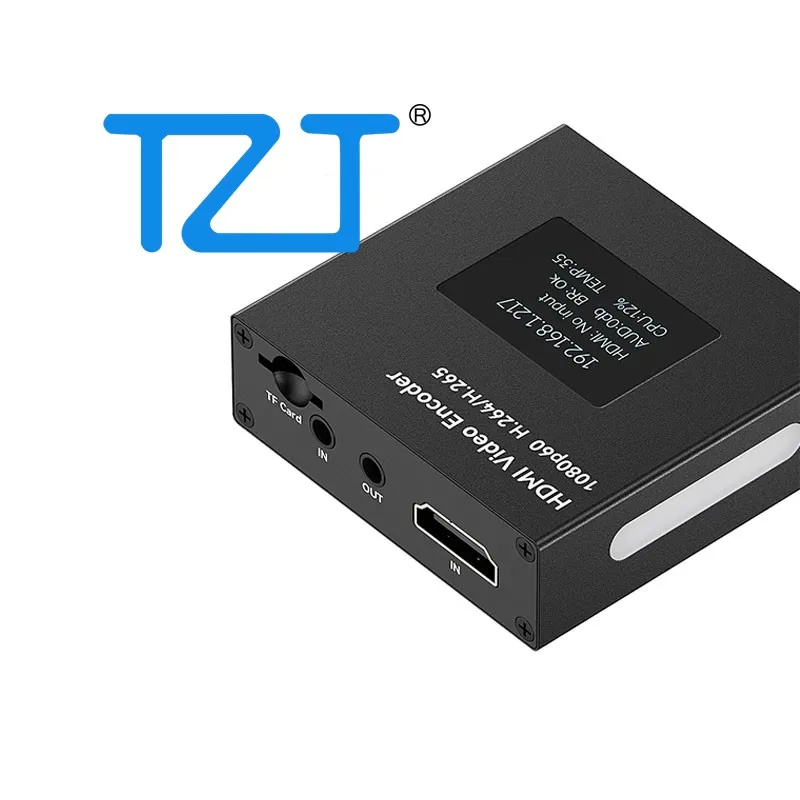 TZT MiniENC1 HDMI-compatible Encoder Portable Streaming HD 1080P60 H.264/H.265 Video Encoder Acquisition