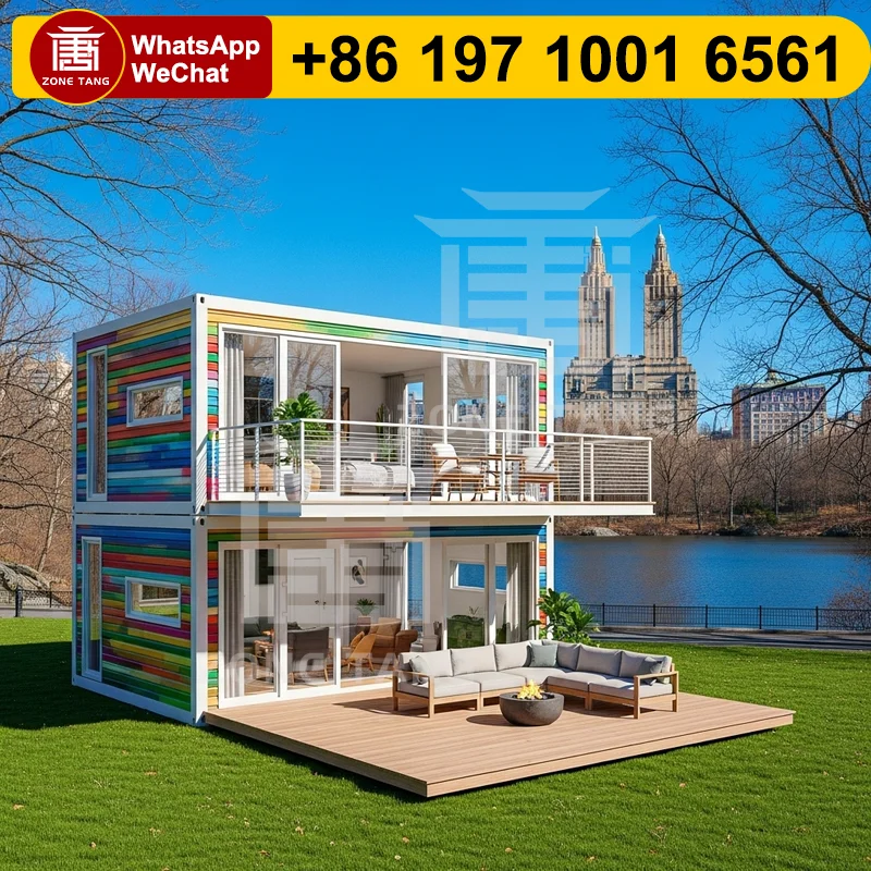 

Flat Pack House Durable Tiny House Commercial Shop Shipping Container Homes Moisture Proof Affordable Container Homes Insulation