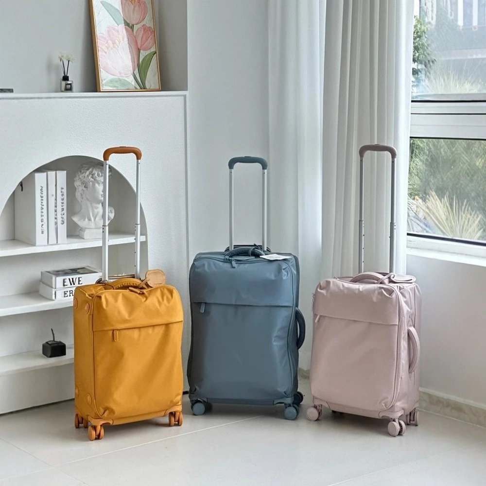 Ultralekka walizka na kółkach, torba podróżna z tkaniny, podróżna, o dużej pojemności
