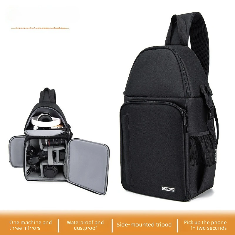 

Camera Shoulder Bag Waterproof Multi-functional Crossbody Photography Bag Breathable Single-lens Reflex Digital DSLR Camera Bag