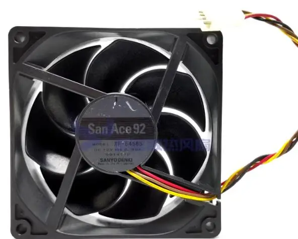 Nidec XF-54565 DC 12V 0.39A 90x90x25mm 4-Wire Server Cooling Fan