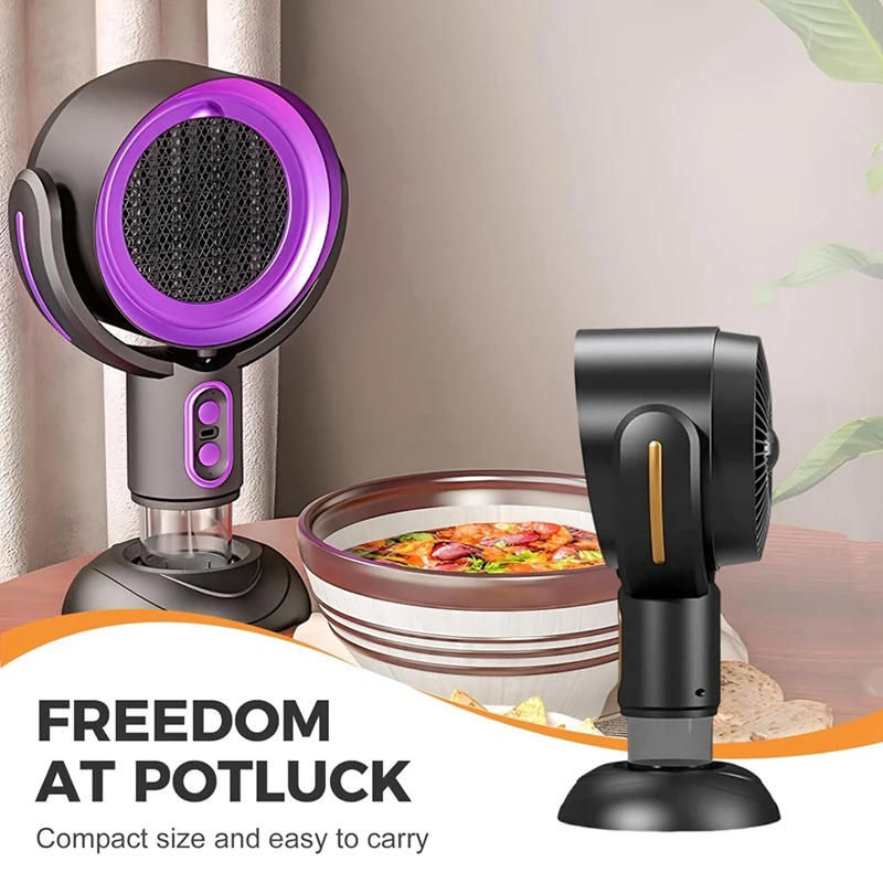 AA49 Purifier Fan, Removable And Washable Filter Portable Smokeaway Fan For Smoke, Smoke Away Purifier Fan