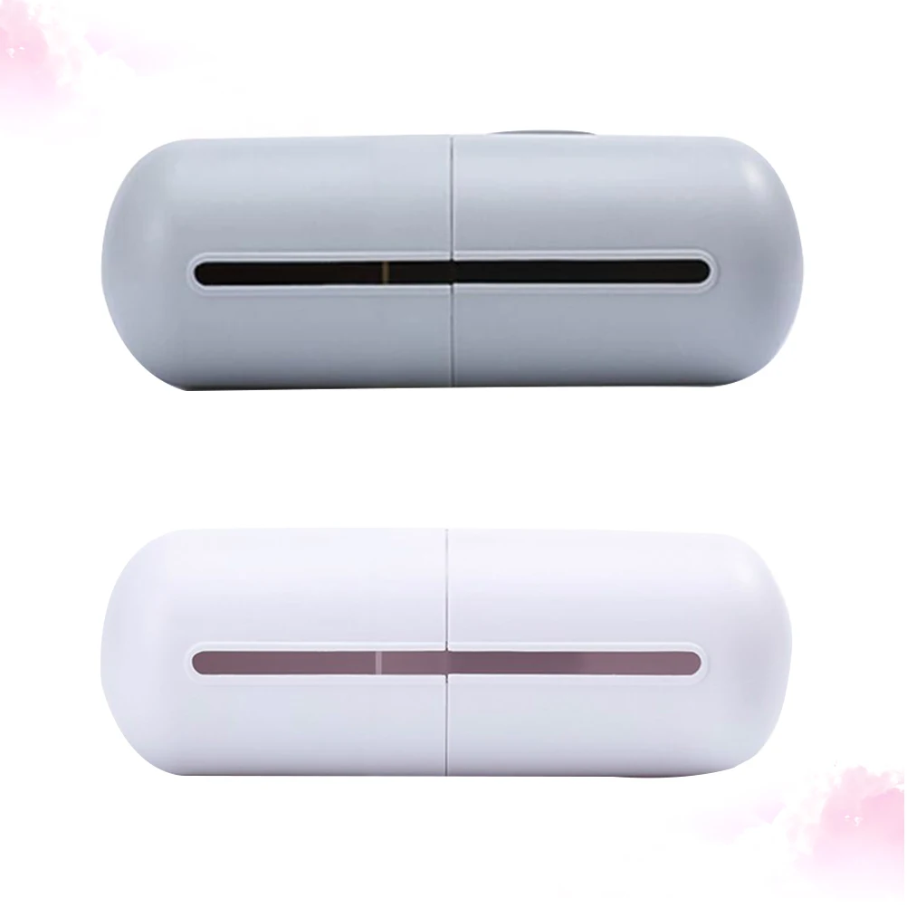 

2pcs Trash Bag Dispenser Plastic Box Storage Bathroom Kitchen Waste Container Organizer Large Capacity Easy Install Home Use