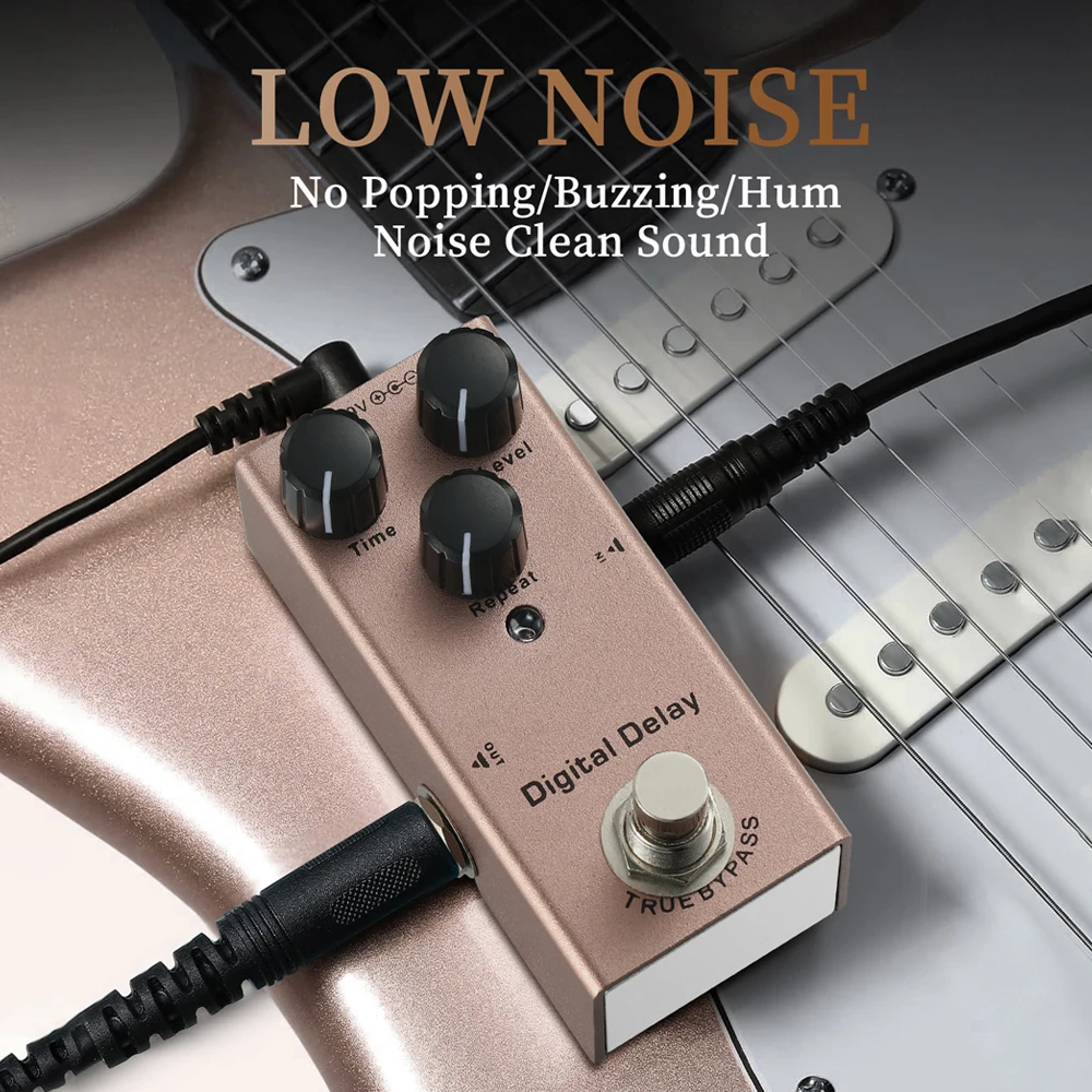 E-Gitarren-Pedal Vintage Overdrive/US Dream/Classic Chorus/Vintage Phase/Tremolo/Analog Delay/Digital Delay/Ultimate Drive – Detail 3