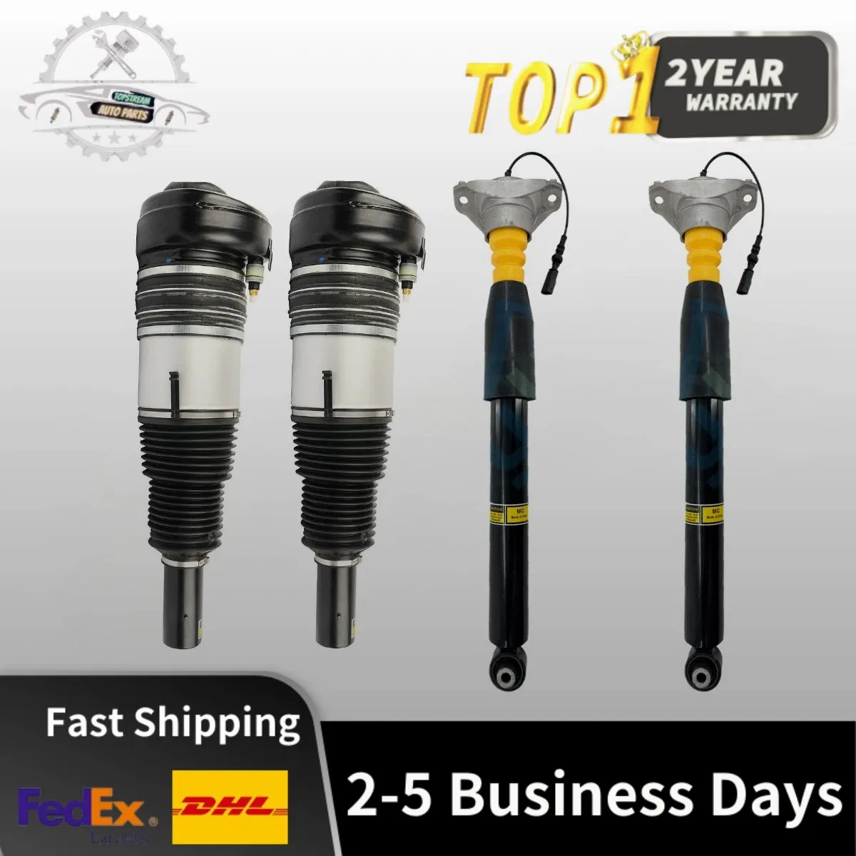 

Front Rear Air Suspension Shock Struts Fit Audi Q7 SQ7 Q8 Lamborghini Urus 2016-2022 4M0616040AC 4M0616040AD 4M0616040AT