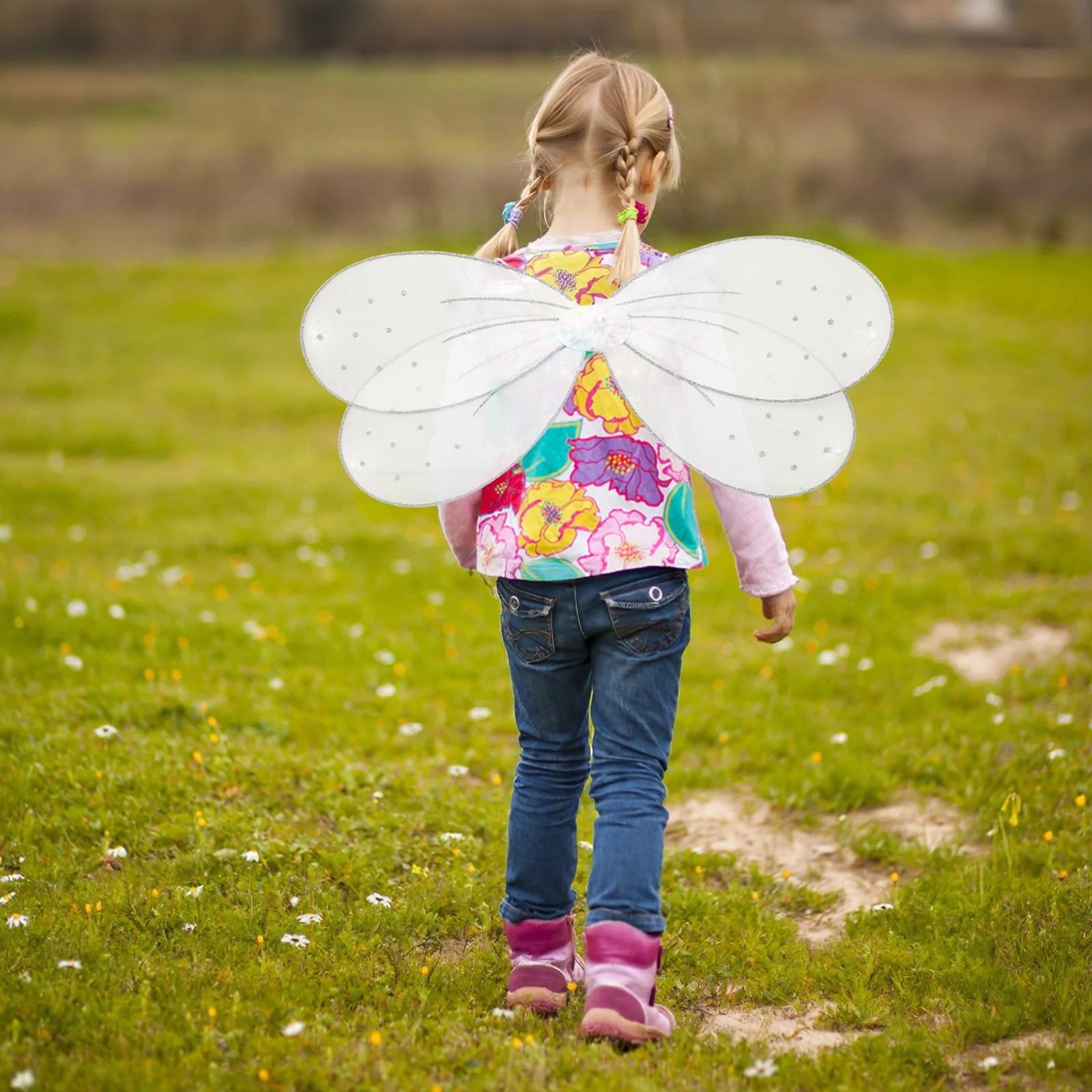 

Elastic Strap Butterfly Lightweight Accessory Women Halloween Party Dress Up Character Decorative Adult Size