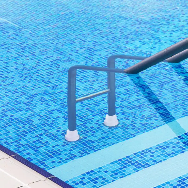 Pool Ladder Rubber End Caps Fit 1.90in Above Ground And Inground Pool Ladders 2pcs Durable Rubber Caps For Pool Ladder Steps