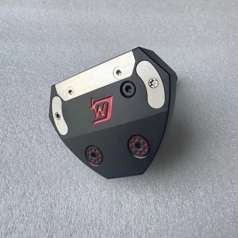 

Гольф-паттер MT Zero Torque, полностью фрезерованный на ЧПУ, с винтовыми грузиками, доступен в черном/синем/зеленом цветах.