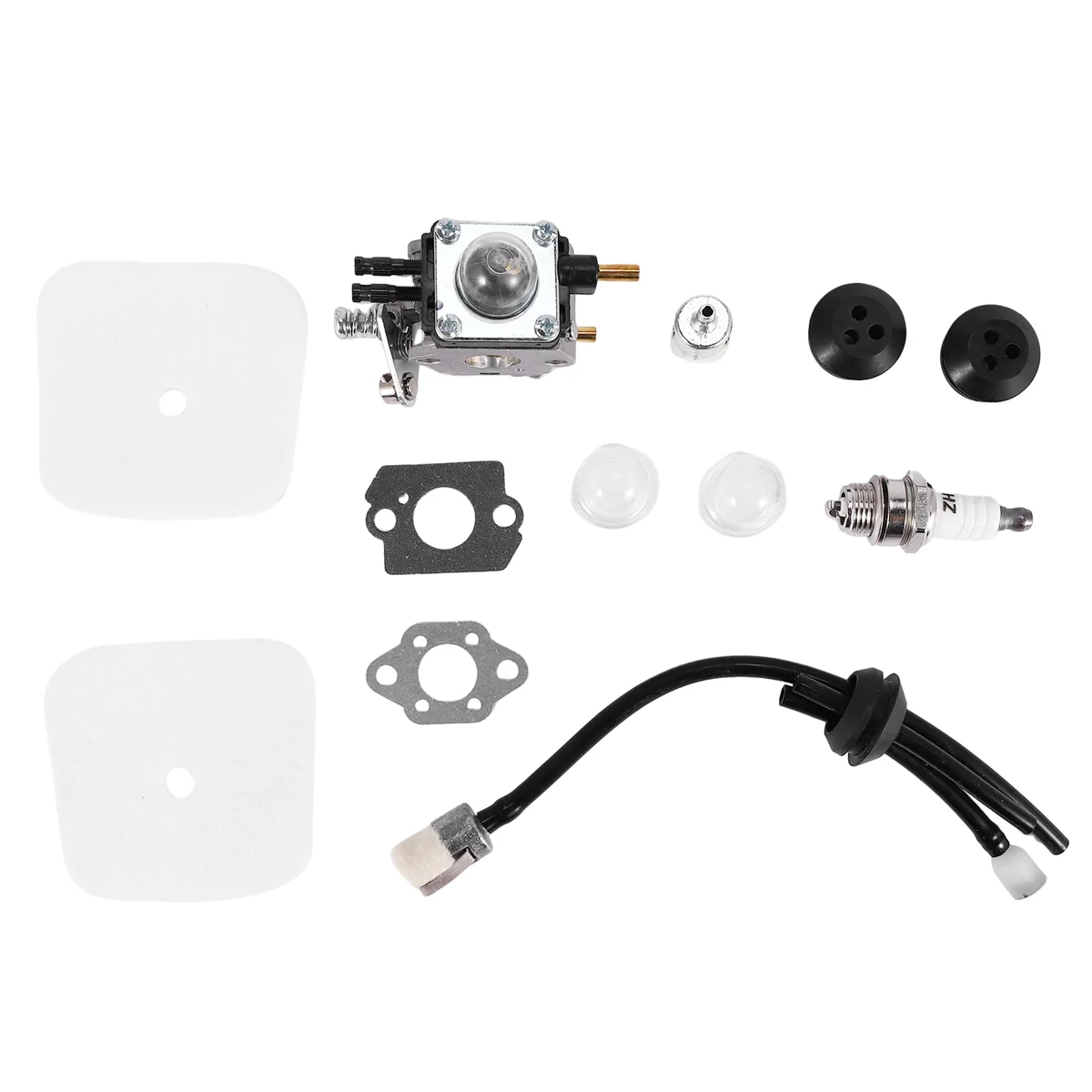 C1U-K54A C1U-K17 Carburetor Repower Kit for 2-Cycle Mantis 7222 7222E 7222M 7225 7230 7234 7240 7920 7924 Tiller/Cultivator