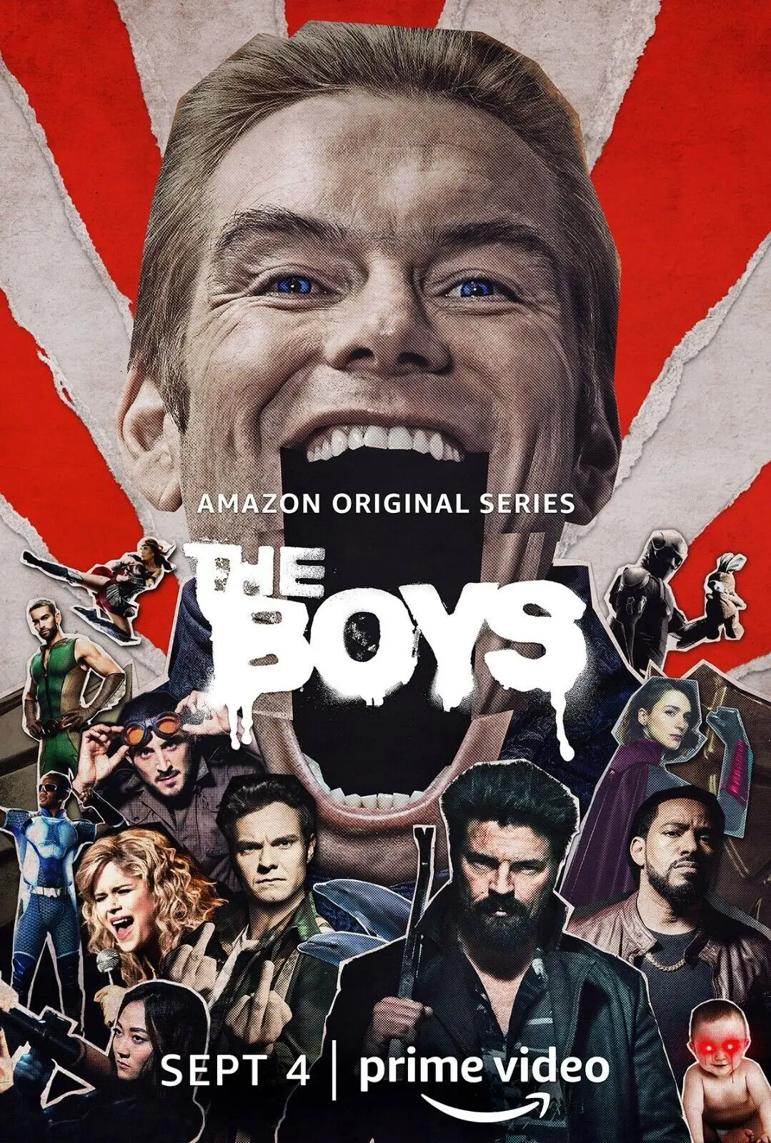 

THE BOYS TV Series Art Picture Print Silk Poster Home Wall Decor