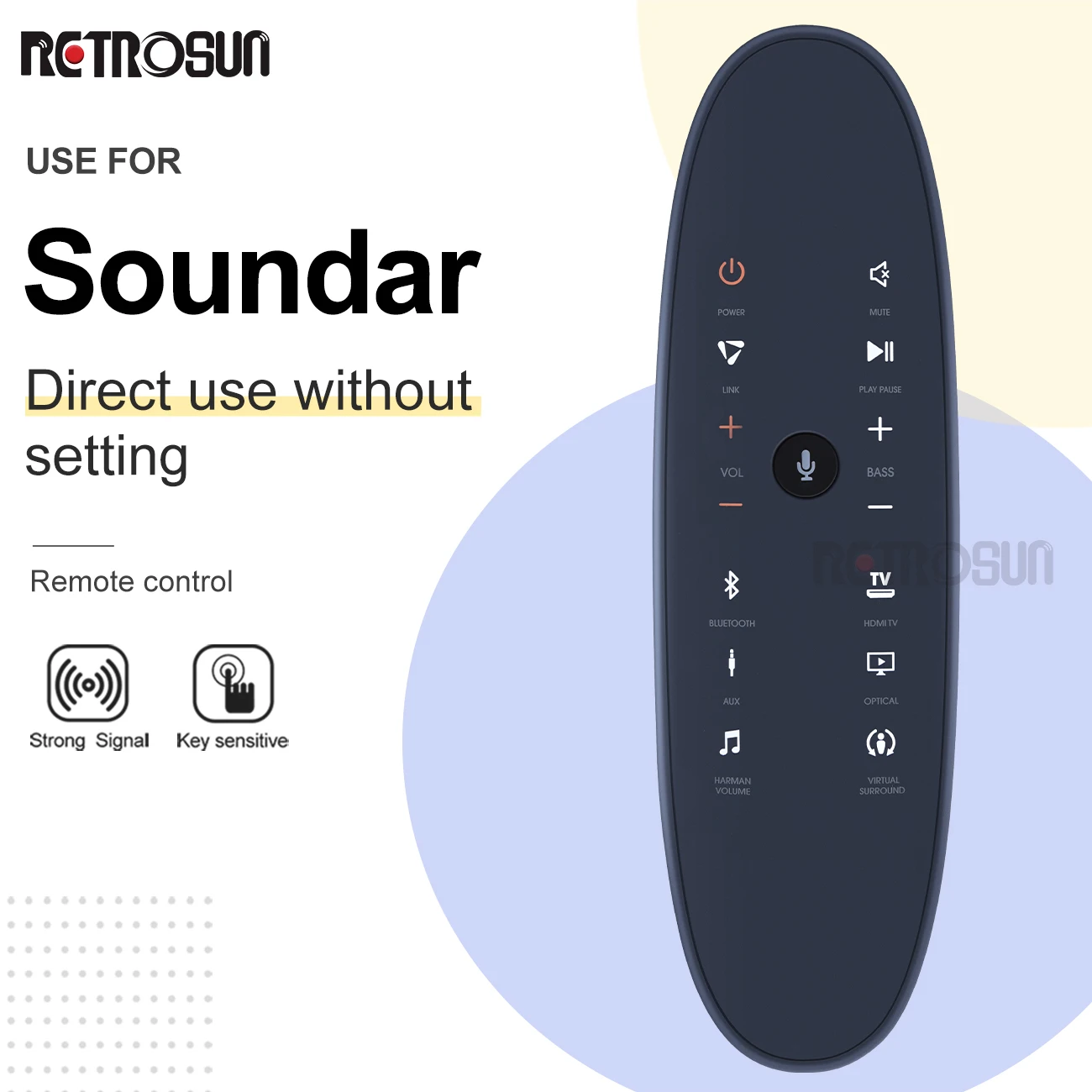 SRC-1505ใหม่ดั้งเดิมสำหรับ JBL ซาวด์บาร์เสียงระบบเครื่องเสียงทีวี BD โฮมเธียเตอร์ bluetooch รีโมทคอนโทรล