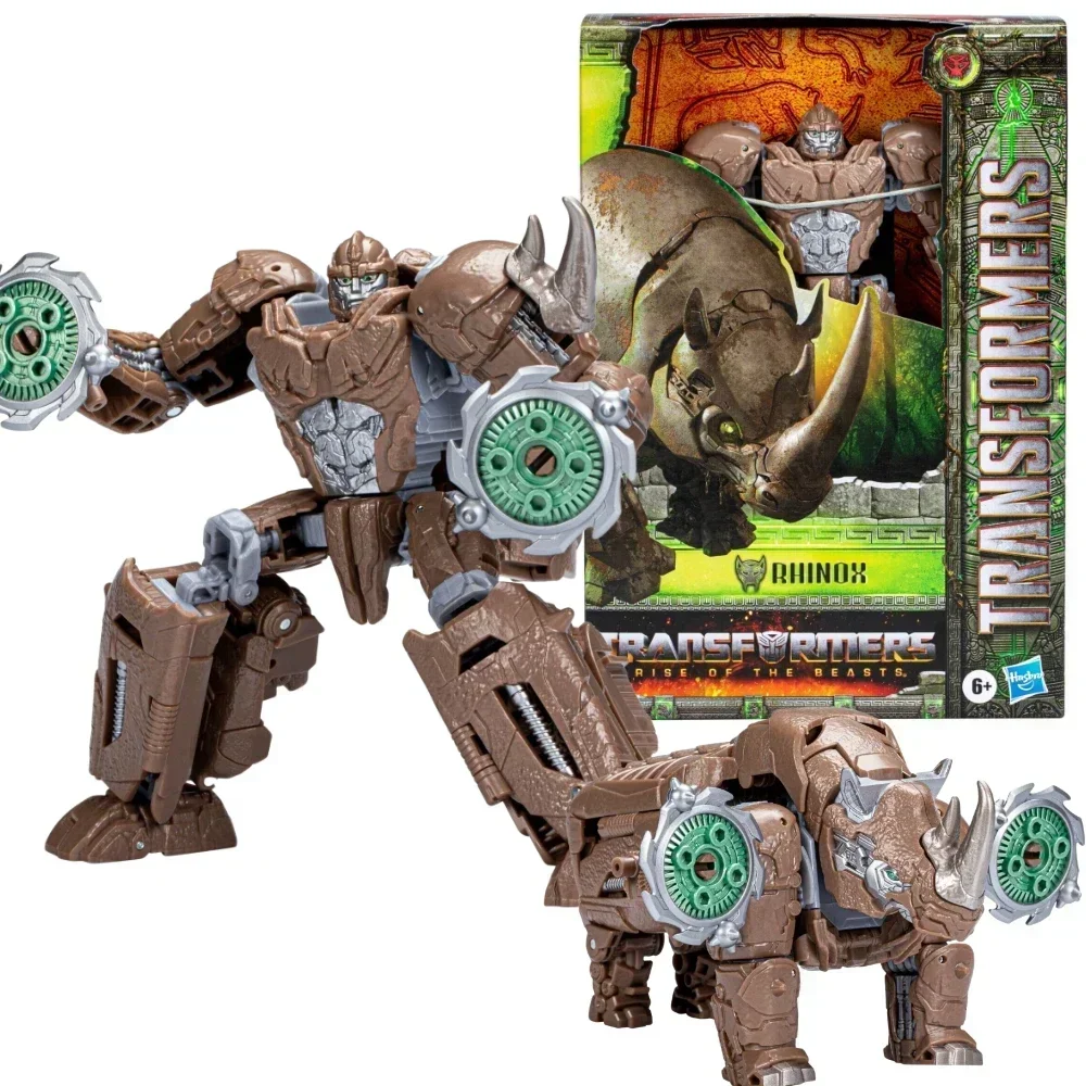 

In Stock Transforming Toys Movie 7 Rise of The Beasts Voyager Rhinox Action Figures Model Toy Collection Hobby Gift