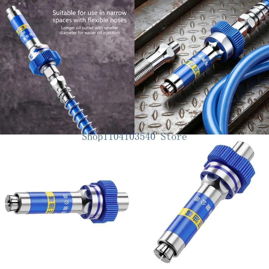 02DC High Pressure Steel Greases Fittings For Excavators And Construction Equipment With 6 To 14Mm Universal Compatibility