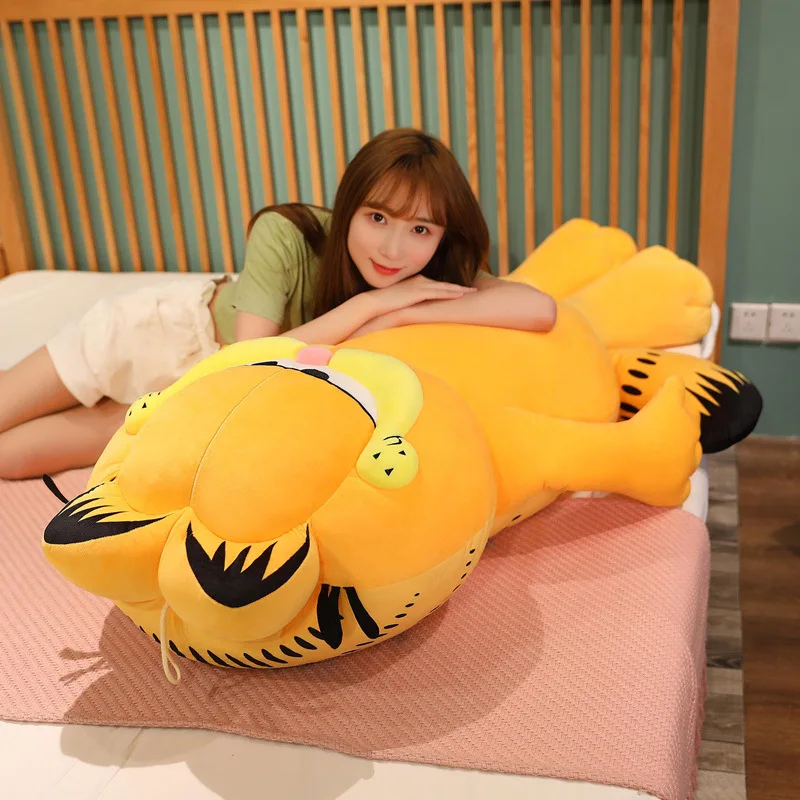 ตุ๊กตาการ์ฟิลด์ตัวใหญ่ อ้วน โกรธ แมวเหมียว ตุ๊กตาสัตว์ขี้เกียจ ลายเสือ  แมวขี้เหร่  ตุ๊กตาแมวแสนน่ารัก ของขวัญคริสต์มาส