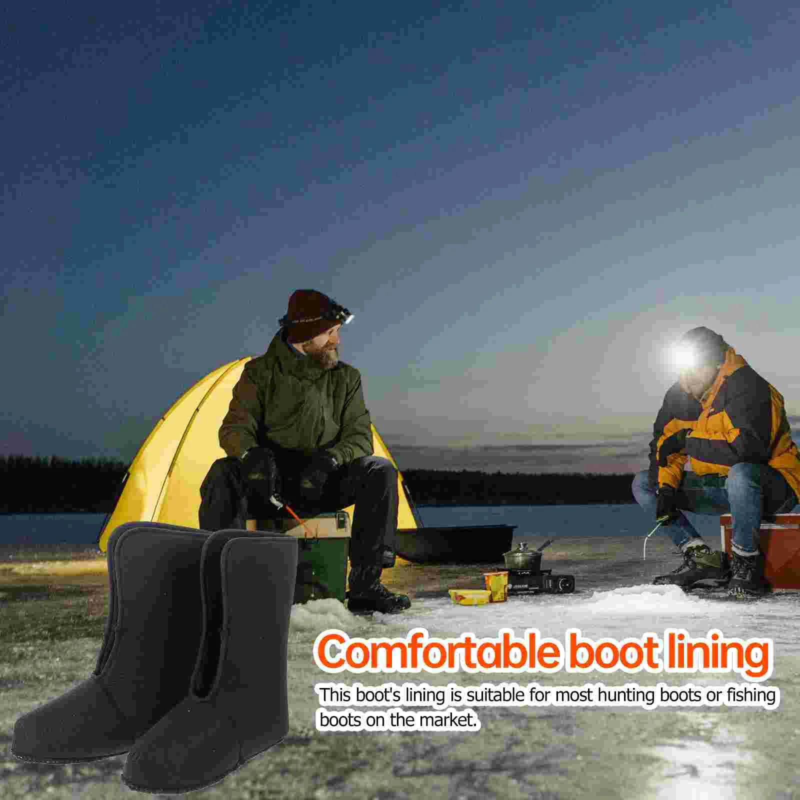 Boot Lining Snow Liners Boots Trekking Shoe Insoles Shoes Warmth Inner Cover Fishing Comfortable Man