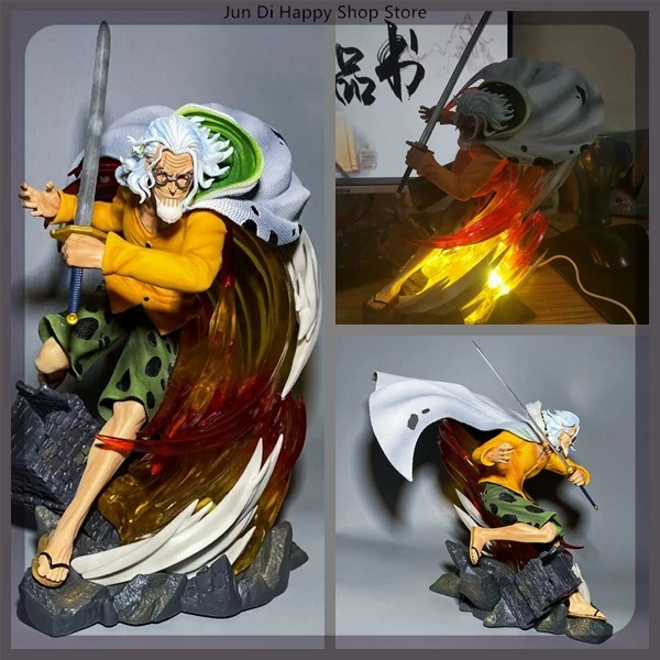 

30.5cm One Piece Silvers Rayleigh Resonance Seriesanime Figure Model Gk Statue Boys Collection Desktop Decoration Ornament Toys
