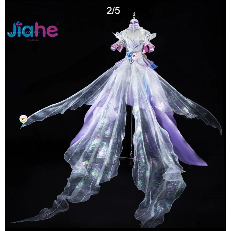 

Cyrene Cosplay Costume Game Honkai：Star Rail PhiLia093 New Women Gorgeous Dress Headwear Props Halloween Party Full Set Uniform