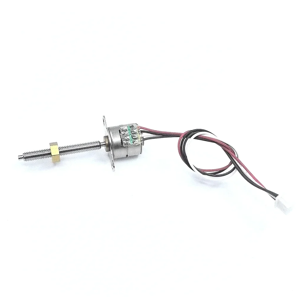 1PC DC 5V 2-phase 4-wire 23mm Long Linear Actuator Micro 10mm Stepping Motor 18 Degree 10. 5 ohm