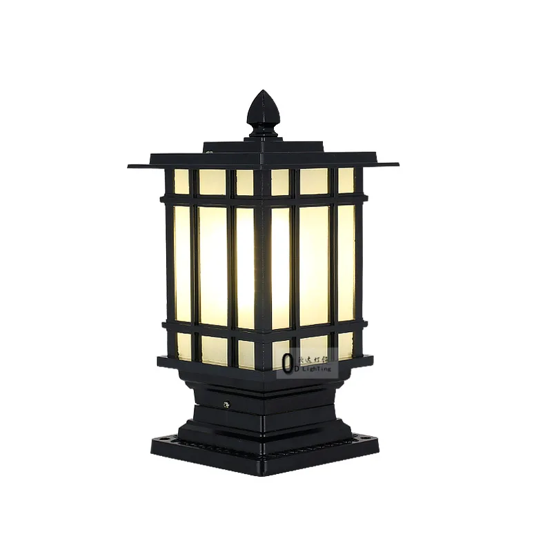 

Outdoor waterproof wall light European-style villa courtyard stigma Entrance fence pillar Outdoor garden Garde