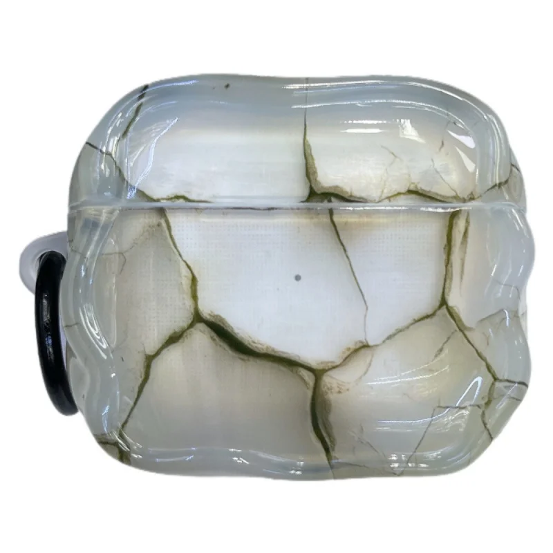 Funda para auriculares Apple con textura de tono tierra personalizada, Compatible con Appleairpods2/funda protectora minimalista PRO3/PRO