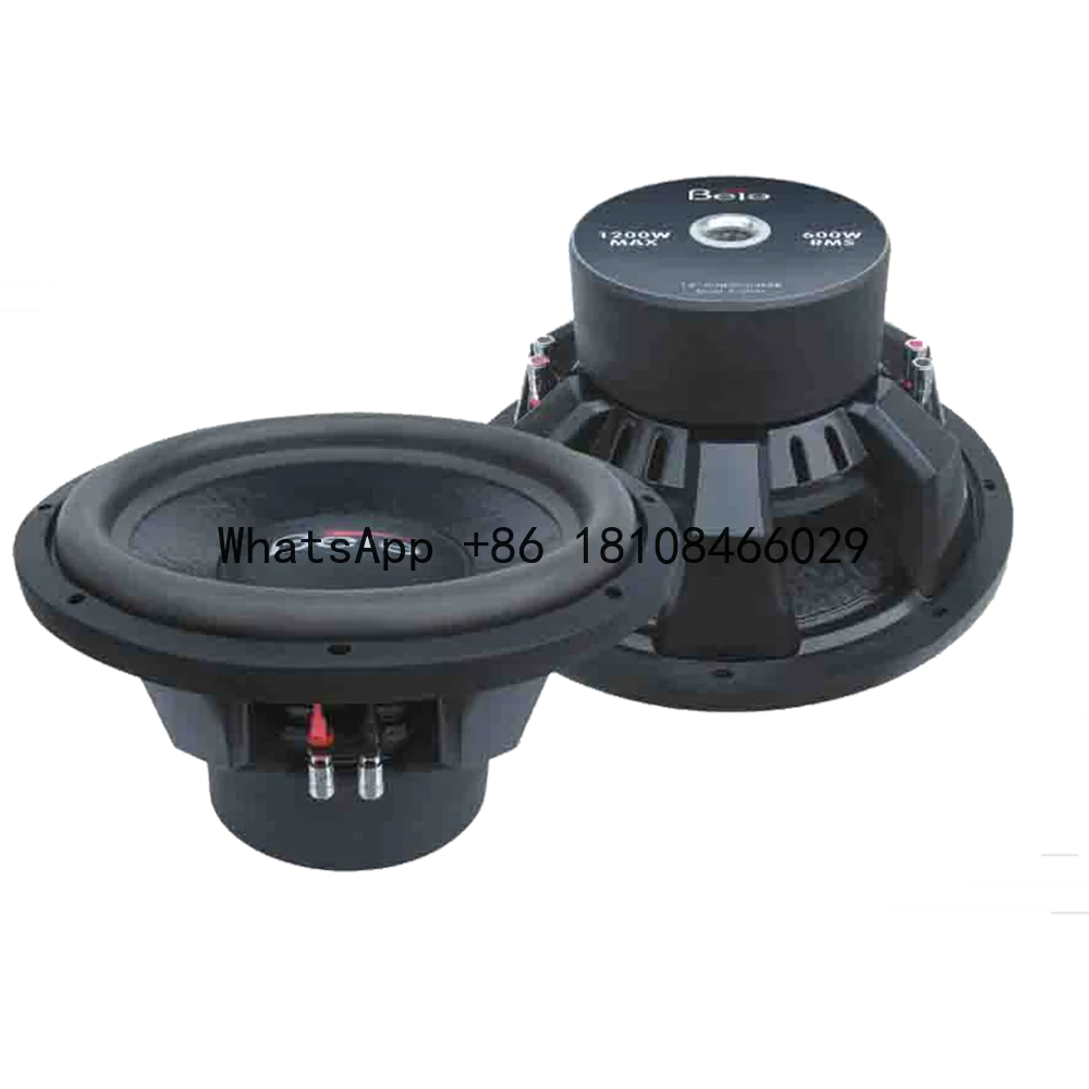 

Subwoofer with 2.5inch Coil 600w RMS/1200w MAX Powered Subwoofer for Under Seat