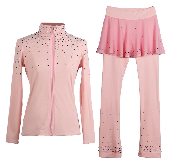 

Тренировочный костюм для фигурного катания Trajes De Patinaje De Mujer, детская одежда для взрослых, профессиональная одежда для соревнований по фигурному катанию