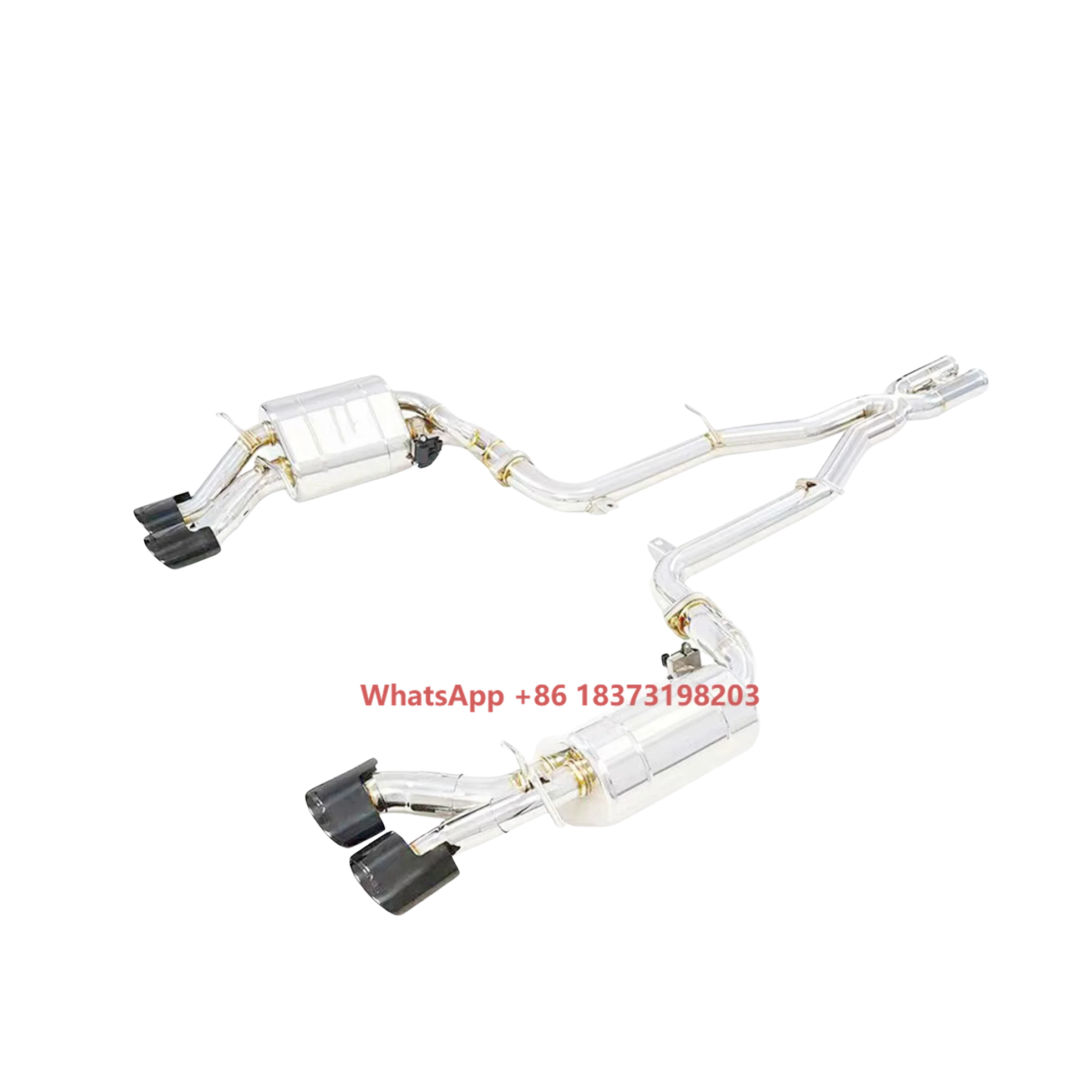 

YT Valvde Axle Exhaust Muffler Exhaust Pipes for C63 AMG W204 Stainless Steel Exhaust System