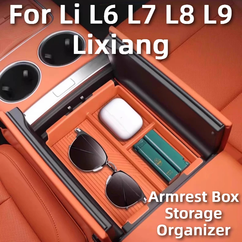 

For Li L6 L7 L8 L9 2025 2024 Lixiang Armrest Box Storage Organizer
