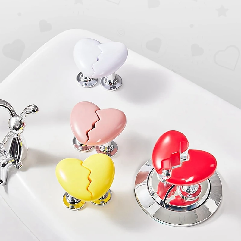 4 шт., круглые цветные кнопки для унитаза, как показано на рисунке