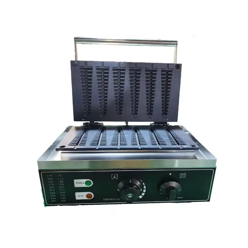 

Professional Automatic Mini Pine Waffle Maker Outdoor Kitchen American Plug Electric Waffle Maker