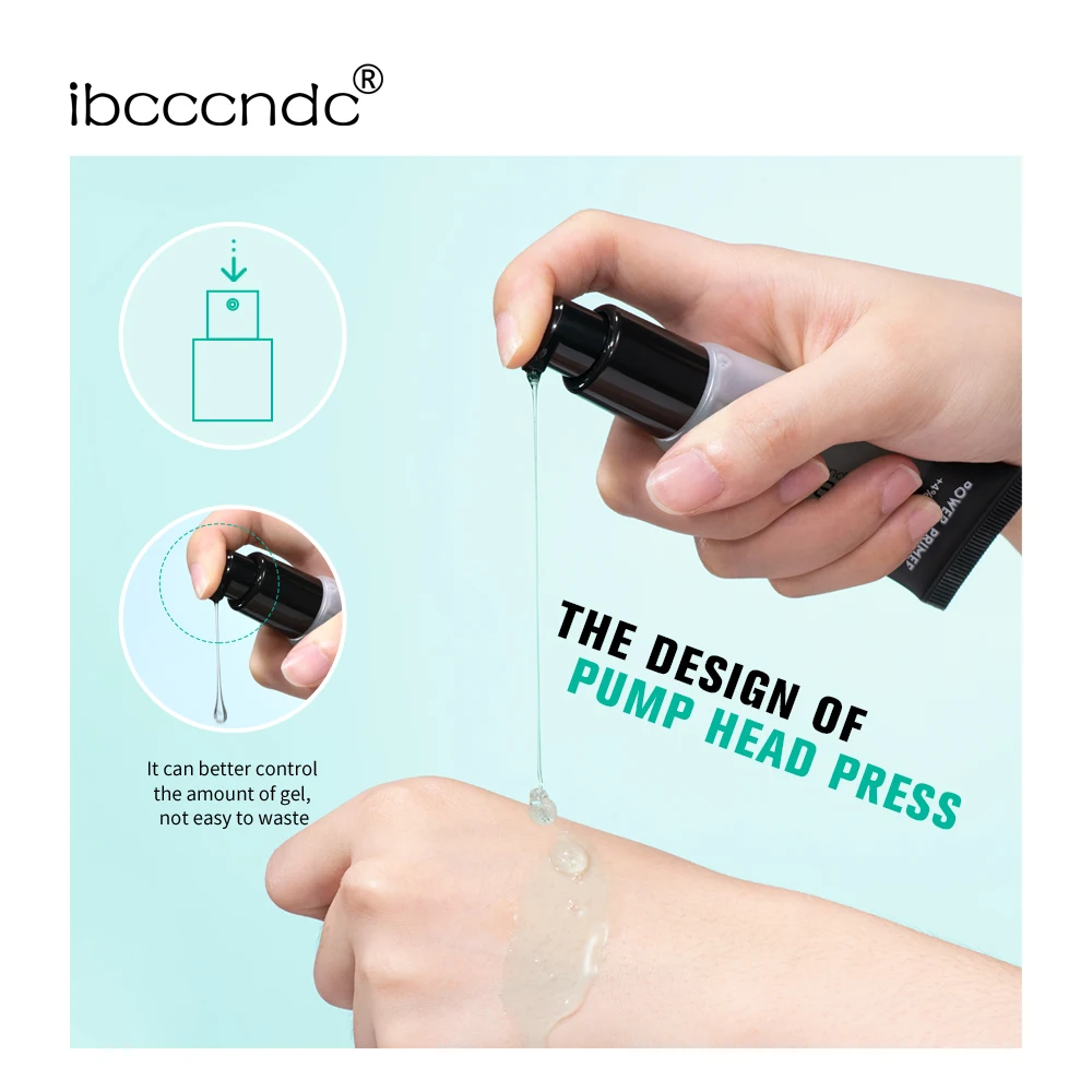 파워 그립 프라이머 젤 브라이트닝 히알루론산 하이드레이팅 모이스춰라이징 오래 지속되는 웨어 페이스 브라이트 컨투어 내추럴 메이크업