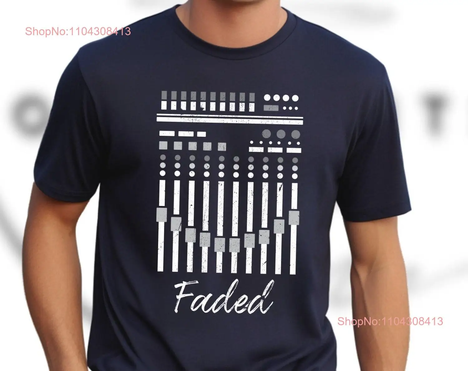 Faded Mixing Board Instrument Electronic Music Technical Production DJ Audio Engineer Sound Recorder Editor Fader