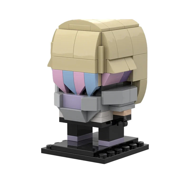 132pcs MOC Utsugi Uyu Brickheadz Model Building Blocks Construction Toy Christmas Gifts DIY Creative Idea Education Birthday