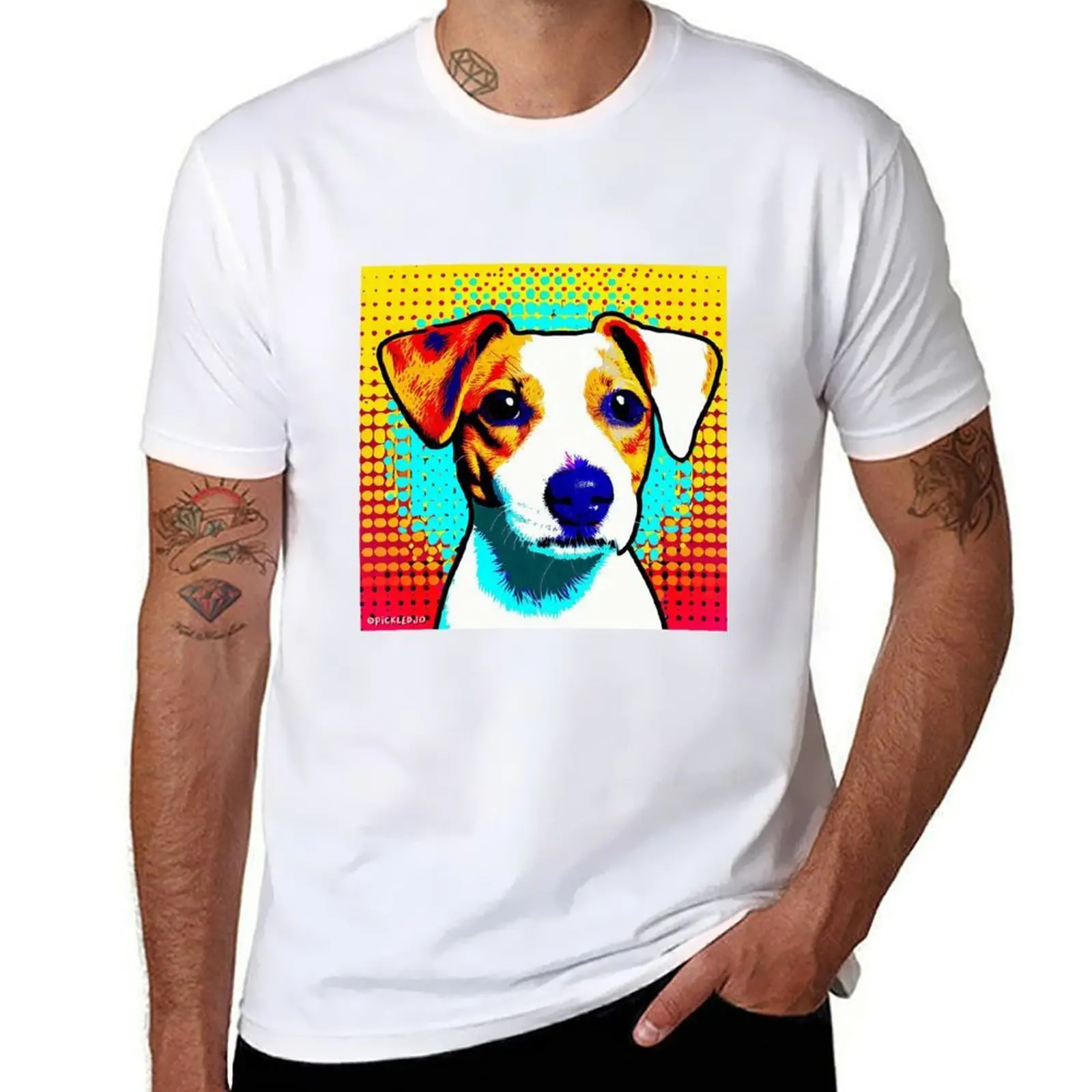 

Jack Russell Pop Art T-Shirt t shirt personalised printed t shirts for man T-Shirt