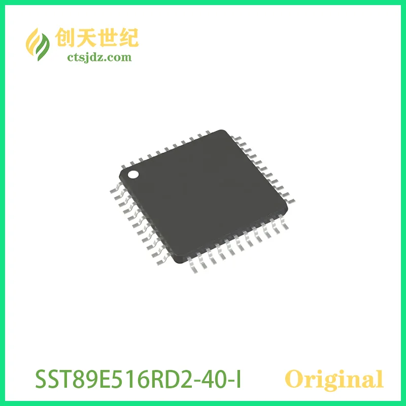 SST89E516RD2-40-I  New&Original  SST89E516RD2-40-I-TQJE     Microcontroller IC 8-Bit 40MHz 72KB (72K x 8) FLASH